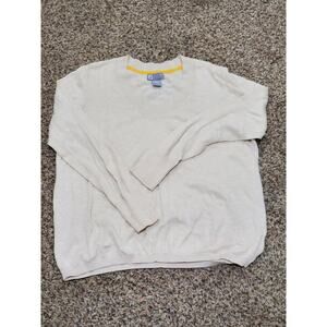 Jcp V-Neck Long Sleeve Wool Blend Womens Sweater Size XL